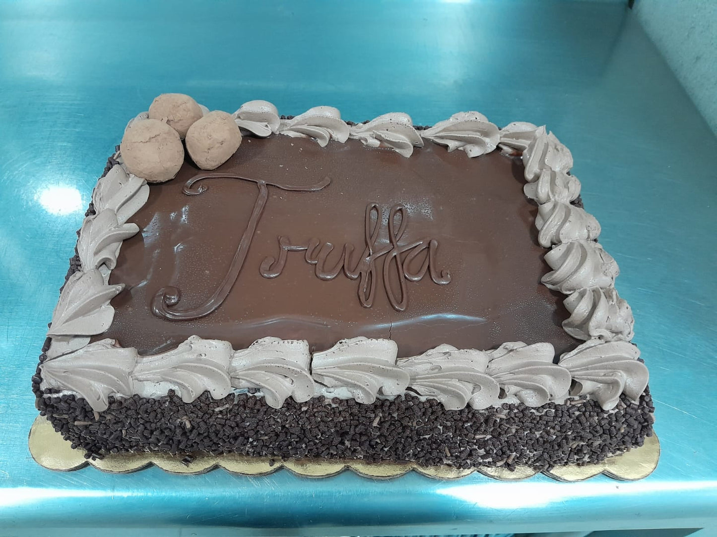 PASTEL 1/4 PLANCHA TRUFFA TRES LECHES