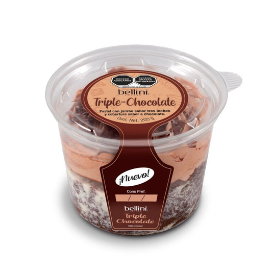 3 TRIPLE CHOCOLATE GLASS CAKE NAL